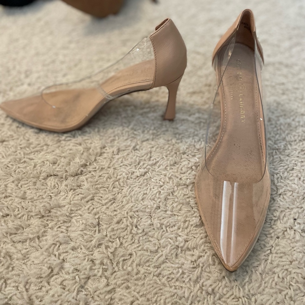 Chinese Laundry Clear Heels